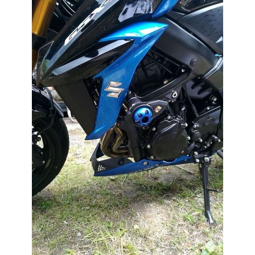 PROTEKTORY NA RÁM DRAGON - SUZUKI GSR / GSX-S 750 - JEDNOBODOVÁ SADA ´15-16