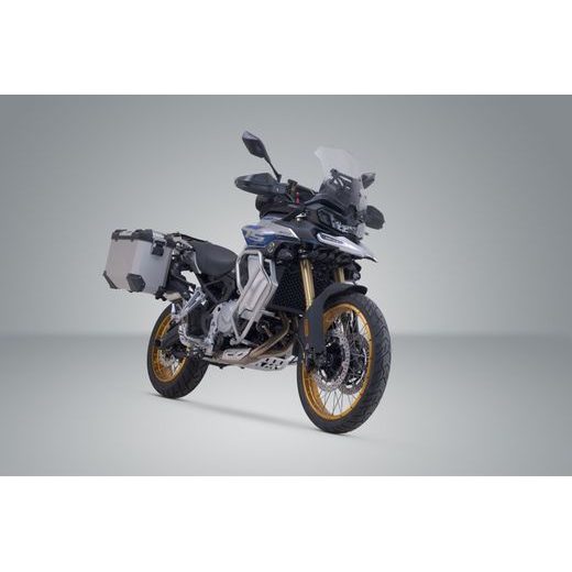 SW MOTECH TRAX ADV ALUMINIUM CASE SYSTEM SILVER. 45/37 L. VOGE DS900X (23-).