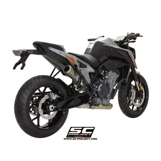 VÝFUKOVÝ SYSTÉM SC PROJECT PRO KTM - 790 DUKE (2018 - 2020) - S1-GP MUFFLER, TITANIUM