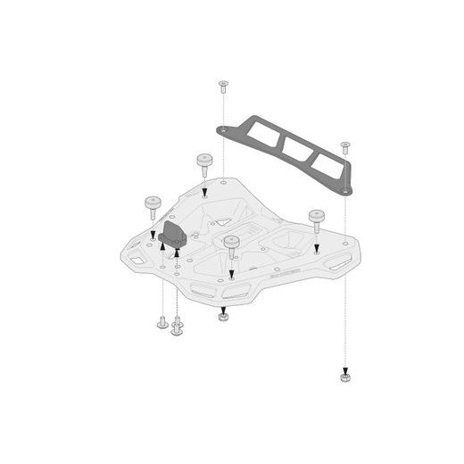 SW MOTECH SADA ADAPTÉRU PRO ADV.RACK PRO GIVI/KAPPA MONOLOCK.