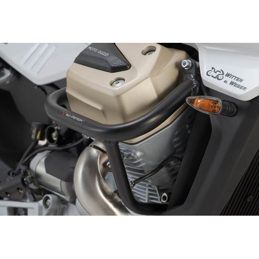 SW MOTECH PADACÍ RÁMY ČERNÉ, MOTO GUZZI V100 MANDELLO/S (22-).