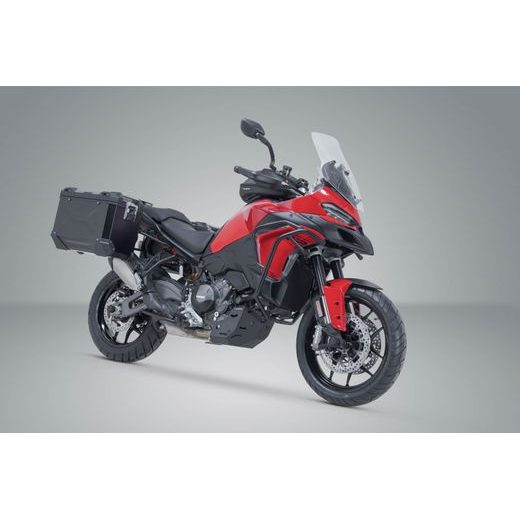 SW MOTECH TRAX ADV ALUMINUM CASE SYSTEM BLACK. 45/45 L. DUCATI MULTISTRADA V2/V2S (24-).