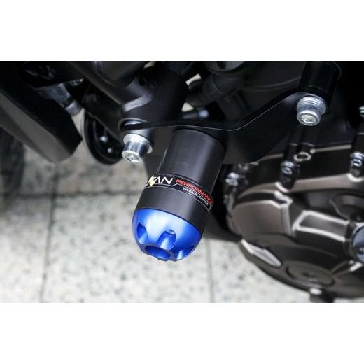 PROTEKTORY NA RÁM GATLING - YAMAHA MT-07 / XSR / TRACER - DVOUBODOVÁ SADA ´14-X