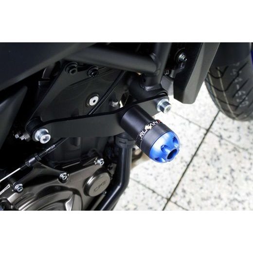 PROTEKTORY NA RÁM SLIDER - YAMAHA MT-07 / XSR / TRACER - DVOUBODOVÁ SADA ´14-X