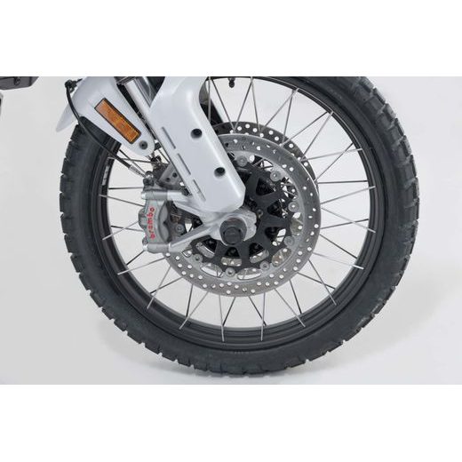 SW MOTECH PADACÍ PROTEKTORY NA PŘEDNÍ OSU DUCATI MODELLE.