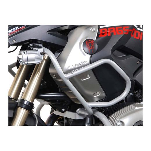 SW MOTECH PADACÍ RÁM HORNÍ STŘÍBRNÝ BMW R 1200 GS /08-12/ MONTÁŽ POUZE SE SPODNÍM RÁMEM