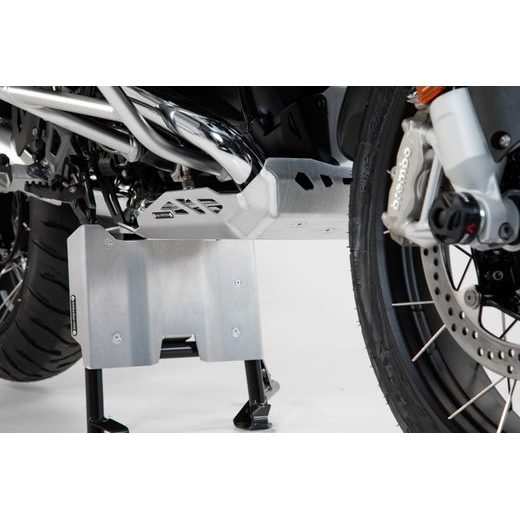 SW MOTECH KRYT DO HLAVNÍHO STOJANU , STŘÍBRNÝ PRO BMW R1200GS (12-18), R1250GS (18-).