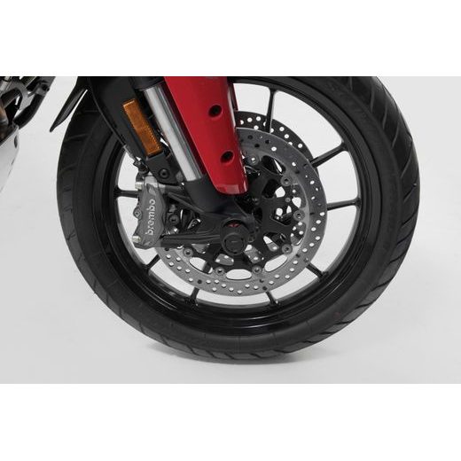 SW MOTECH PADACÍ PROTEKTORY NA PŘEDNÍ OSU BLACK. DUCATI MULTISTRADA V4 (20-).
