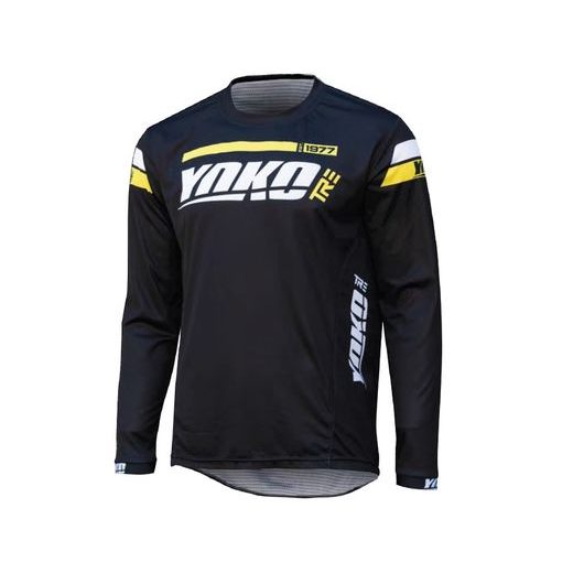 MOTOKROSOVÝ DRES YOKO TRE ČERNÁ/ŽLUTÁ XXL