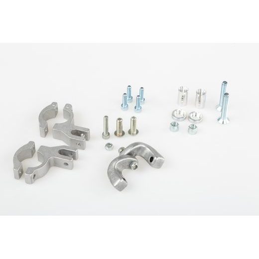 SW MOTECH EGO VÝZTUHY KIT ZELENÁ. VČETNĚ UPEVŇOVACÍHO MATERIÁLU NA KÓNICKÁ ŘÍDÍTKA