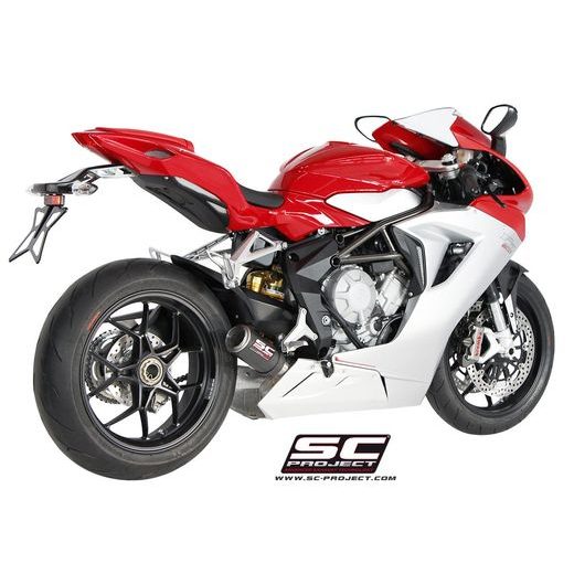 VÝFUKOVÝ SYSTÉM SC PROJECT PRO MV AGUSTA - F3 800 (2013 - 2016) - EAS ABS - RC - CR-T MUFFLER, CARBON FIBER