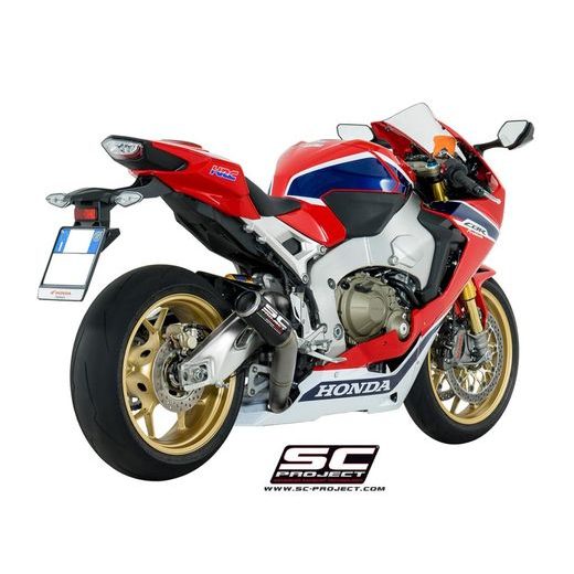 VÝFUKOVÝ SYSTÉM SC PROJECT PRO HONDA - CBR1000RR (2017 - 2019) - SP - SP2 - CR-T MUFFLER, TITANIUM, HIGH POSITION