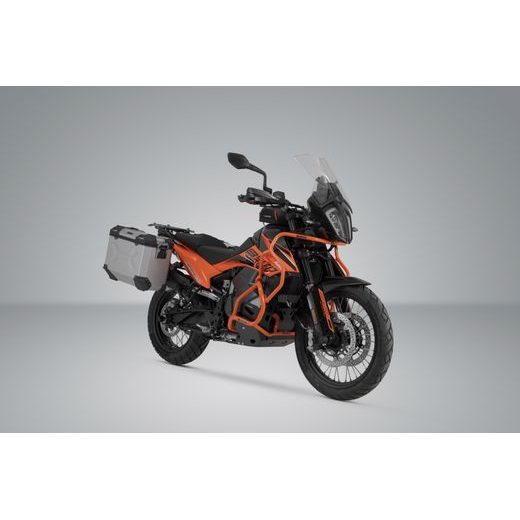 SW MOTECH TRAX ADV SADA KUFRŮ STŘÍBRNÉ 45/37 L. 790 ADV/R, 890 ADV/R, 890 SM T.