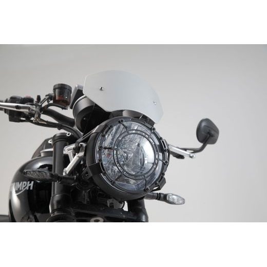 SW MOTECH VĚTRNÝ ŠTÍTEK STŘÍBRNÝ TRIUMPH SPEED TWIN 1200 (18-).