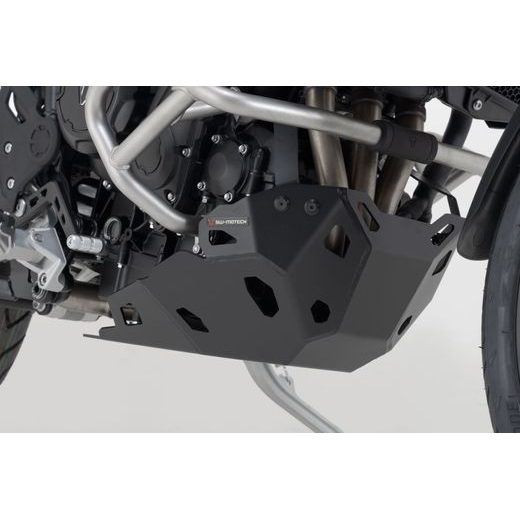 SW MOTECH ENGINE GUARD BLACK. TIGER 900 RALLY PRO (23-). FOR OEM SBL.