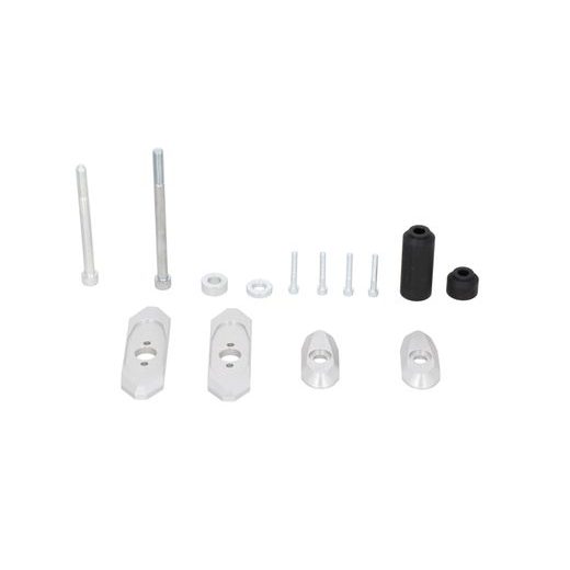SW MOTECH CRASH PAD HOLDER SILVER. KAWASAKI NINJA ZX4-RR (23-).