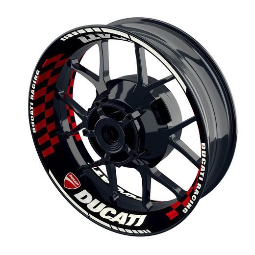 SAMOLEPKY NA KOLA PREMIUM - DUCATI DESIGN GRID B