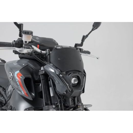 SW MOTECH VĚTRNÝ ŠTÍTEK ČERNÝ, YAMAHA MT-09 (20-).
