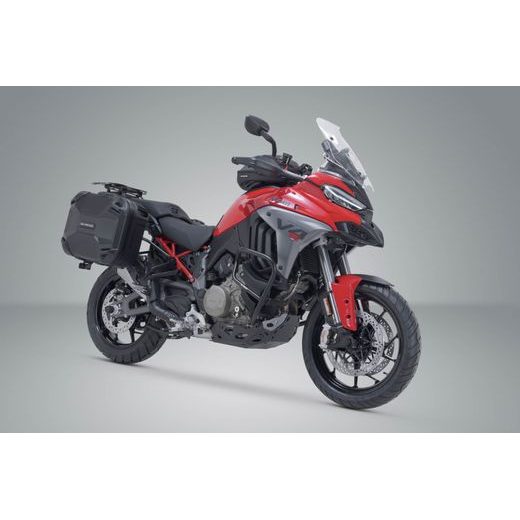 SW MOTECH DUSC HARD CASE SYSTEM BLACK. 33/33 L. DUCATI MULTISTRADA V4 (20-).