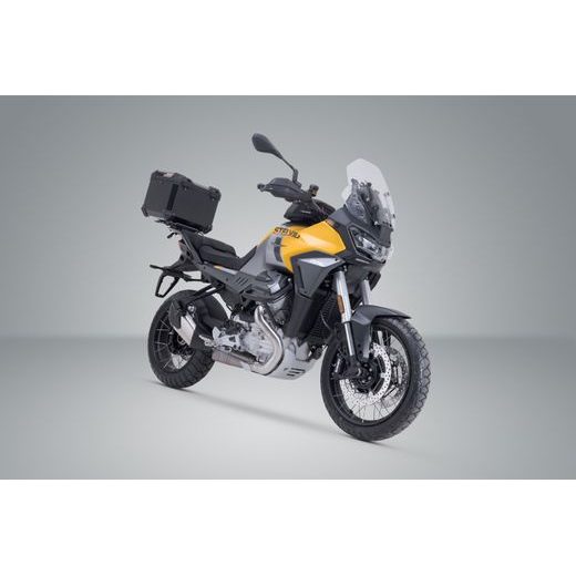 SW MOTECH TRAX ADV TOP CASE SYSTEM BLACK. MOTO GUZZI STELVIO (23-).
