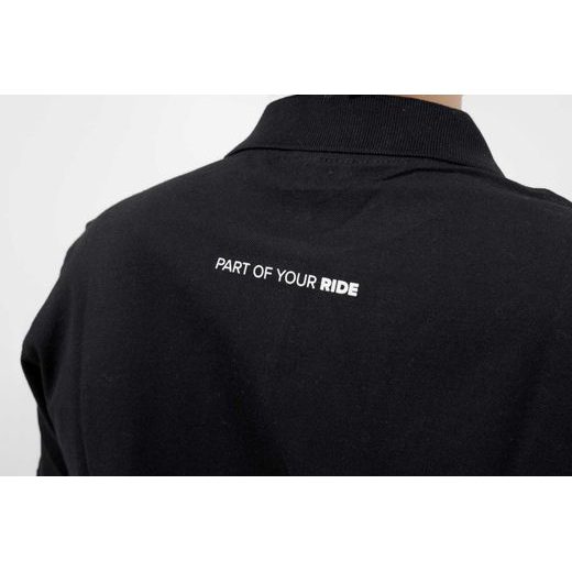 SW MOTECH POLO TRIKO BLACK. MEN. SIZE M.