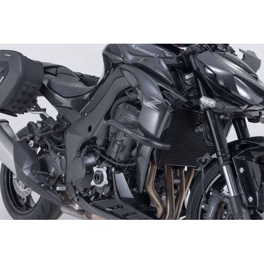 SW MOTECH CRASH BAR BLACK. KAWASAKI Z1100 (25-).