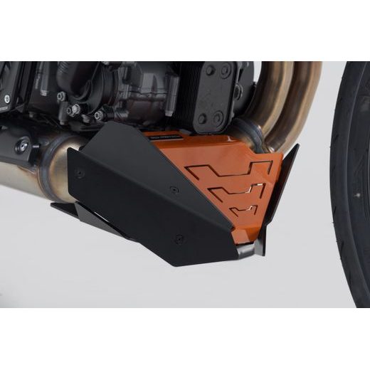SW MOTECH PŘEDNÍ SPOILER ORANGE/BLACK. KTM 990 DUKE (23-).