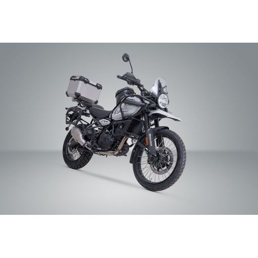 SW MOTECH TRAX ADV TOP CASE SYSTEM SILVER. ROYAL ENFIELD HIMALAYAN 450 (23-).