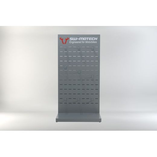 SW MOTECH SALES DISPLAY ROOM WITH MOUNTING THEME: WATERPROOF AND ACCESSORIES. PART 1.