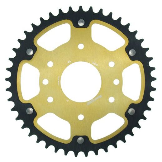 ŘETĚZOVÁ SADA EK - STŘÍBRNÝ ŘETĚZ 520 DEX, X-KROUŽEK, KOLEČKO JT POGUMOVANÉ, ROZETA SUPERSPROX STEALTH PRO KTM RC 390 2014-2019