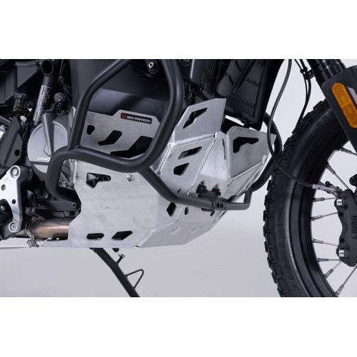 SW MOTECH ENGINE GUARD SILVER. CFMOTO 800MT-X (24-).