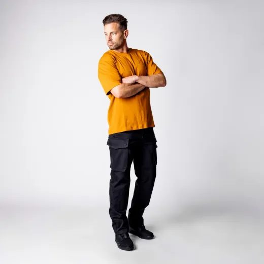 TRIČKO IXS BRAND 1.0 473-510-6050 OKROVĚ HNĚDÁ 2XL