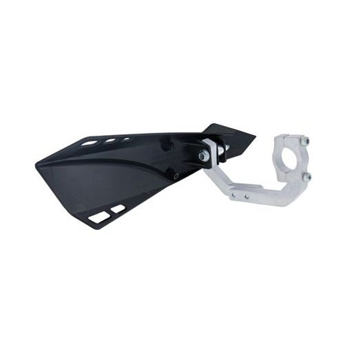 SW MOTECH SABRE HANDGUARD SHELLS BLACK. SEPARATE, REMOVABLE WIND DEFLECTOR.