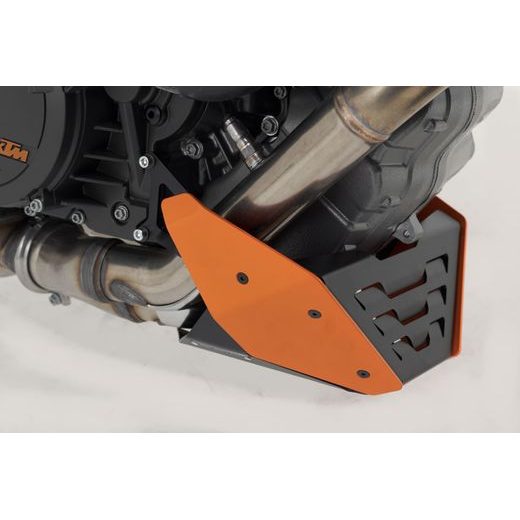 SW MOTECH PŘEDNÍ SPOILER ORANŽOVÁ/ČERNÁ. KTM 1290 SUPER DUKE R / GT.