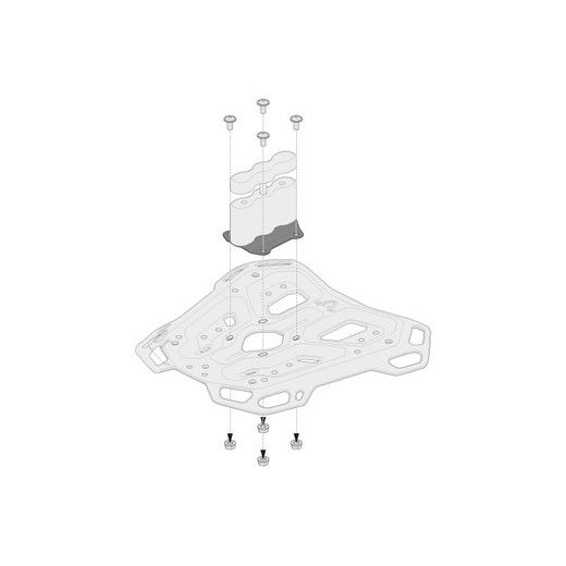 SW MOTECH SADA ADAPTÉRU PRO ADV. RACK PRO ROTOPAX.