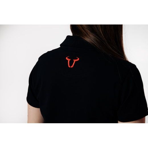 SW MOTECH TEAM POLO SHIRT CORE LINE. BLACK. WOMEN. SIZE S.