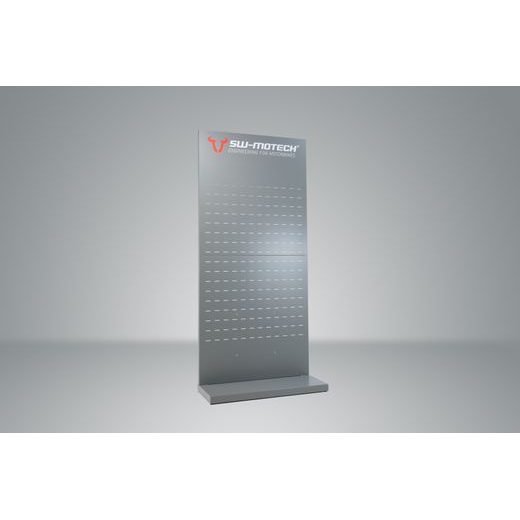 SW MOTECH SALES DISPLAY VERSION WALL GREY. COMPLETE. WITHOUT EQUIPMENT AND FIXTURE.