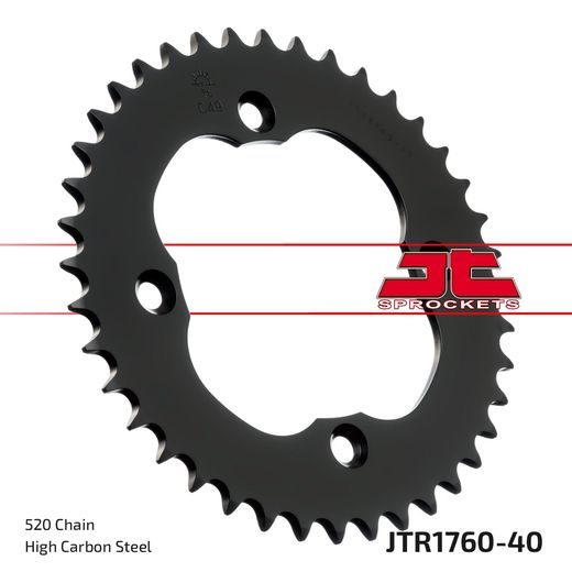 ŘETĚZOVÁ SADA D.I.D CHAIN - STŘÍBRNÝ ŘETĚZ 520 VX, X-KROUŽEK, KOLEČKO JT, ROZETA JT PRO ATV SUZUKI LT-Z 400 2009-2012