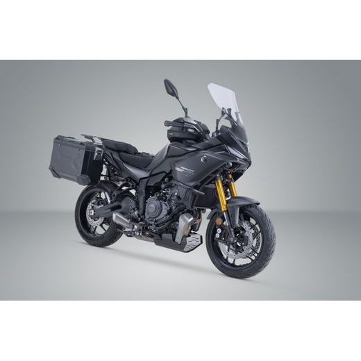 SW MOTECH TRAX ADV ALUMINIUM CASE SYSTEM BLACK. 37/37 L. YAMAHA TRACER 7 / GT (25-).