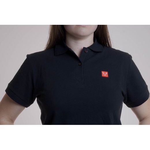SW MOTECH POLO SHIRT CORE LINE. BLACK. WOMEN. SIZE L.