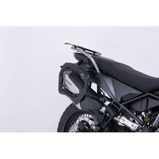SW MOTECH TRAX ADV ALUMINIUM CASE SYSTEM SILVER. 45/37 L. CFMOTO 800MT-X (24-).