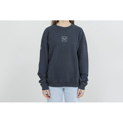 SW MOTECH CREWNECK ? RIDERS LINE DARK GREY. OPTIC WASH. UNISEX. SIZE 3XL.