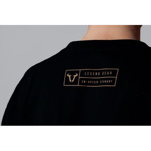 SW MOTECH T-SHIRT LEGEND GEAR. BLACK. MEN. SIZE M.