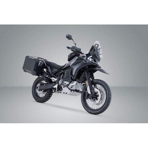 SW MOTECH TRAX ADV ALUMINIUM CASE SYSTEM BLACK. 45/37 L. CFMOTO 800MT-X (24-).