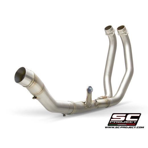 VÝFUKOVÉ SVODY BEZ KONCOVKY SC PROJECT PRO HONDA - CBR500R (2019-2020) - EURO 4 - 2-1 HEADERS, COMPATIBLE WITH SC1-M AND OVAL MUFFLERS (MUFFLER NOT INCLUDED)