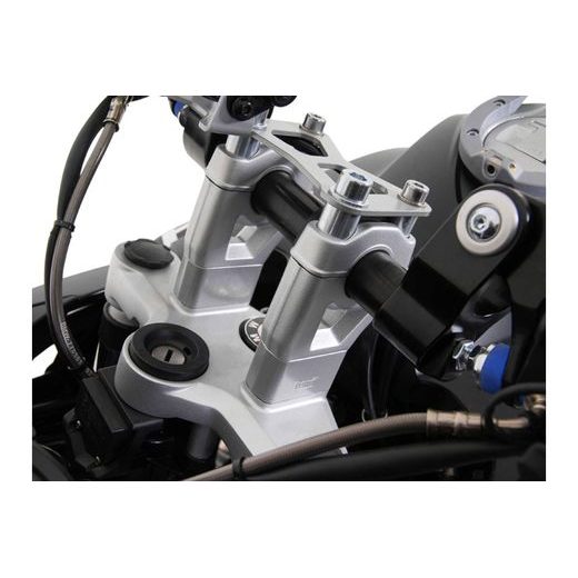 SW MOTECH ZVÝŠENÍ ŘÍDÍTEK 30 STŘÍBRNÉ BMW R 1200 GS /08-/