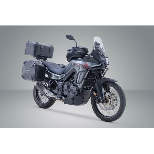 SW MOTECH ADVENTURE SET DUSC WITH TOP CASE XL BLACK. HONDA XL750 TRANSALP (22-).