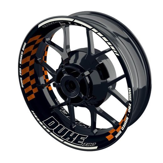 SAMOLEPKY NA KOLA PREMIUM - KTM DUKE 790 RACING DESIGN GRID B