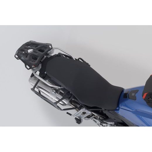 SW MOTECH ADVENTURE SET DUSC BLACK. BMW F 850/900 GS ADV. INOX RACKS.