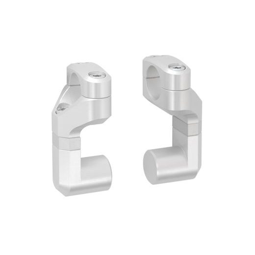 SW MOTECH VARIO ZVÝŠENÍ PRO 22 MM ŘÍDÍTKA VARIABLE. STŘÍBRNÉ